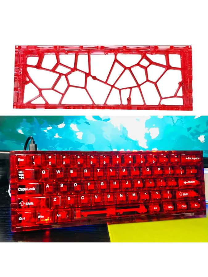 BEYONDSKY Belüftetes Tastaturgehäuse für GH60 und GT60 in Pink - Bild 4