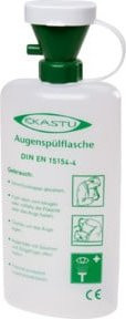Ekastu Augenspülflasche Eco mit Trichter, Weiß, 600 ml - Bild 1
