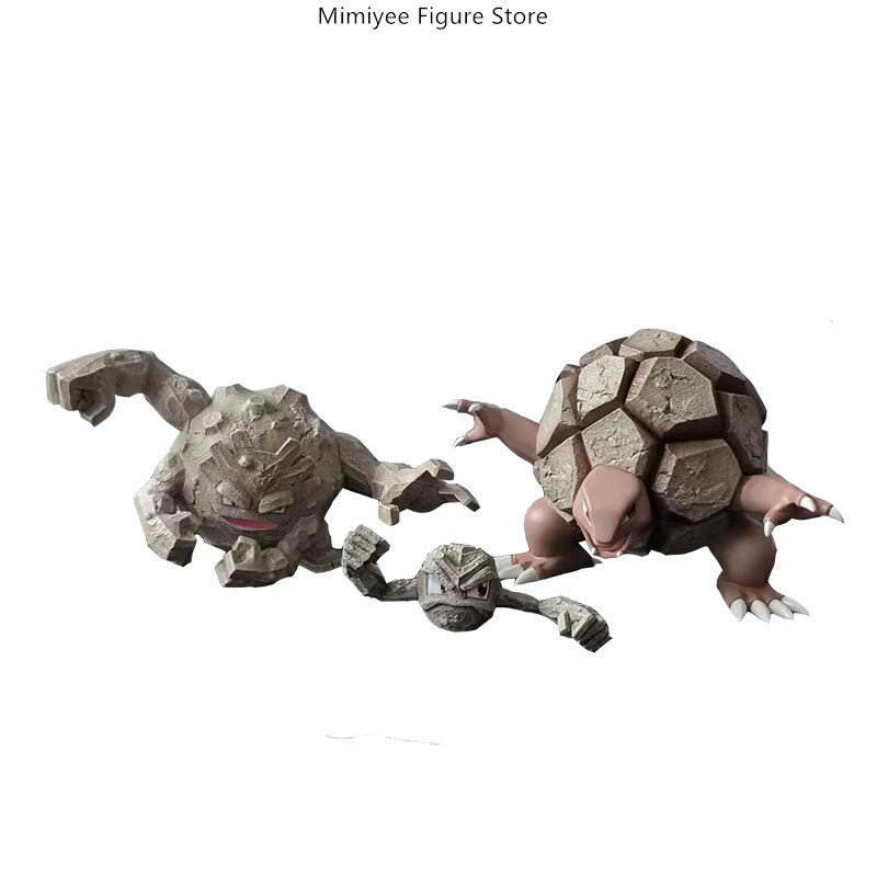 Bandai Pokémon Geodude Graveler Golem Evolution Set, Anime Figur, Modell Statue - Bild 4