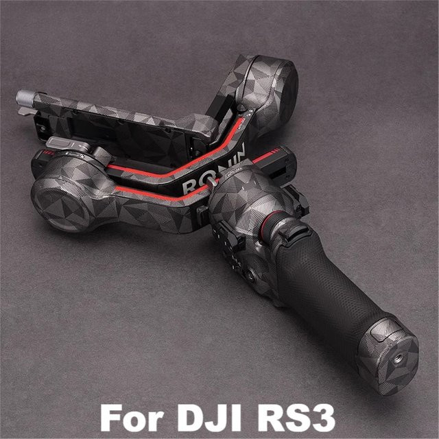 DJI RS3 Ronin S3 Schutzfolie Jas Wrap Vinyl Aufkleber in Grau - Bild 1