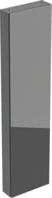 Geberit Hochschrank Acanto in Grau mit Innenspiegel und Glastür, Breite: 45 cm - Bild 1