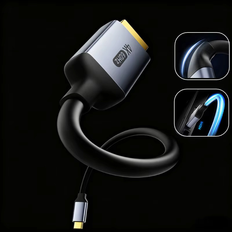 DIXSG USB-C auf HDMI Adapter für 4K HDTV Konverter für MacBook, iPad und Air - Bild 2