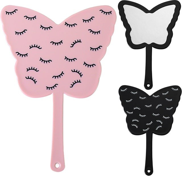 DUTRIEUX Handheld Schmetterling Make-Up Spiegel, Damen - Bild 1