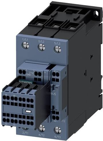 Siemens Bahnschütz 3RT2035-3XB44-0LA2 mit 3 Schließern, 690 V/AC, grau - Bild 1