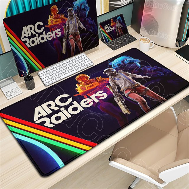 BuDuCoost XXL Gaming Mauspad mit Anime-Stitch-Motiv in Multicolour, rutschfeste Schreibtischmatte für PC und Laptop - Bild 1