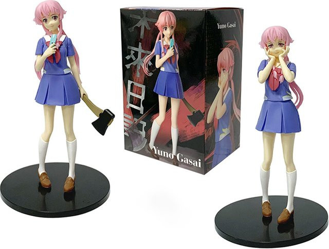 Bandai Mirai Nikki Gasai Yuno Action Figur, 17cm, Bunt - Bild 1