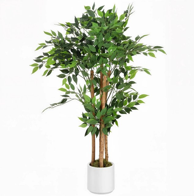 HOMCOM Künstlicher Baum aus Kunststoff in Grün, B/T/H: 55 x 55 x 120 cm - Bild 1