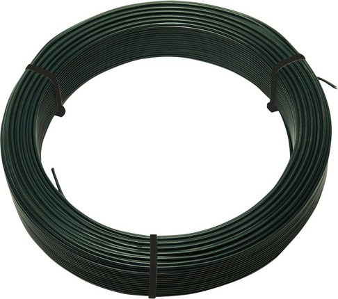 FLORAWORLD Spanndraht aus Stahl in Grün, Stärke: 3,1 mm, Länge: 55 m, für Zaunstabilität - Bild 1