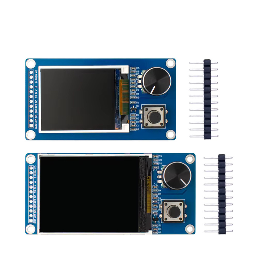 WAVGAT TFT-Bildschirm mit EC11 Drehgeber-Kombinationsmodul und SPI-Schnittstelle in Blau für Arduino (1,8 Zoll oder 2,4 Zoll) - Bild 2