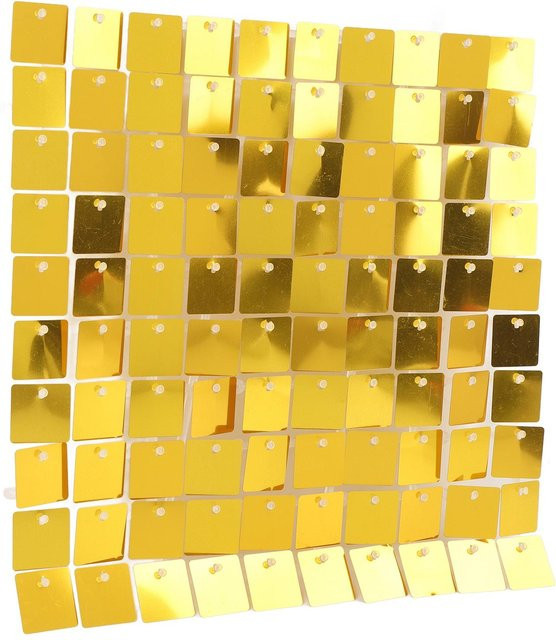 8 Stück GoolRC Glitzer Hintergrundpaneele mit Pailletten in Gold für Geburtstag und Hochzeit - Bild 1