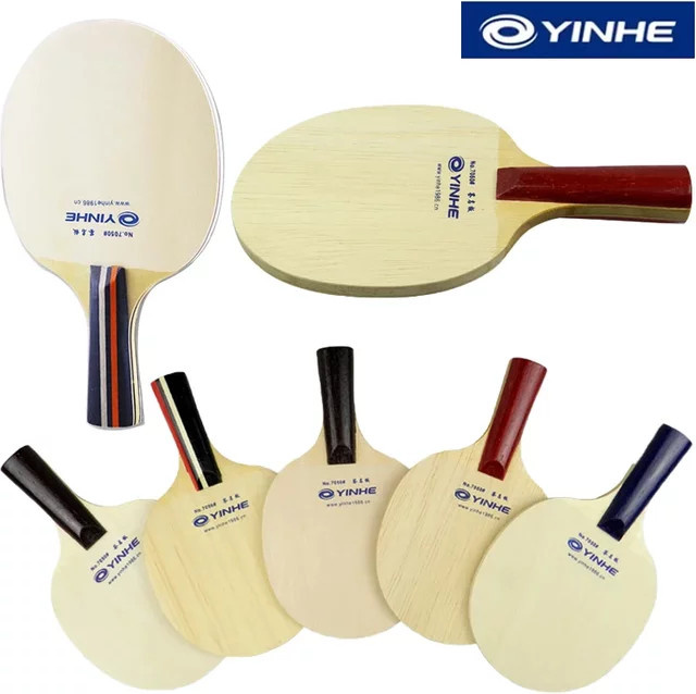 YINHE Mini-Tischtennisschläger, reines Holz - Bild 1
