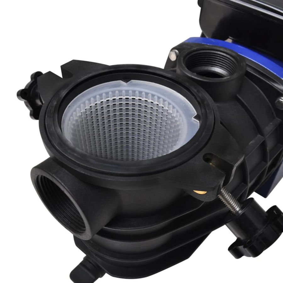 vidaXL Schwimmbadpumpe Umwälzpumpe mit 500 W in Blau und Transparent - Bild 3