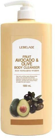 LEBELAGE Fruits Avocado & Olive Körperreiniger, 1000 ml, Unisex - Bild 1