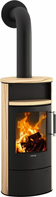 Justus Kaminofen Island 5 2.0 in Schwarz-Sandstein mit 5 kW Leistung - Bild 1