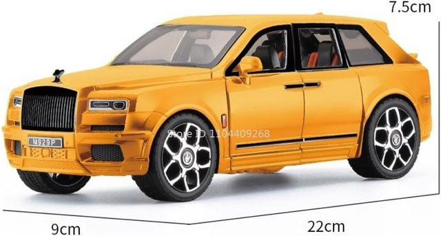 Linyi toy car Rolls Royce Cullinan Ae86 Automodell, 1:20, mit Musik und Licht, ab 14 Jahren - Bild 1