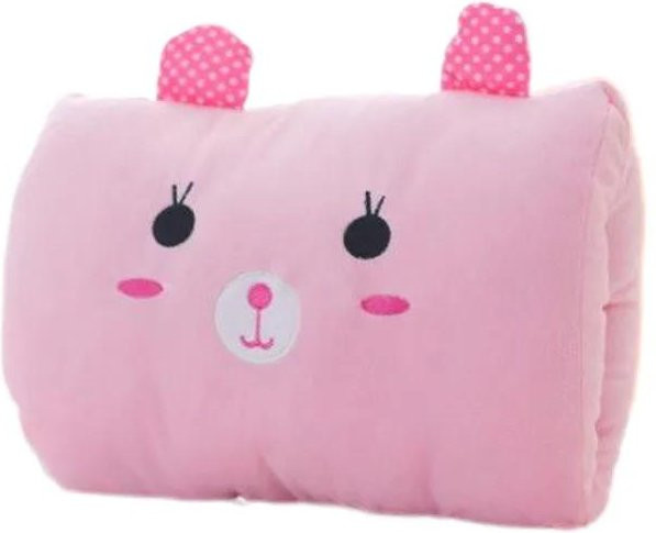 Macroupta Kinder-Plüschkissen Handwärmer, Rosa / Pink - Bild 1