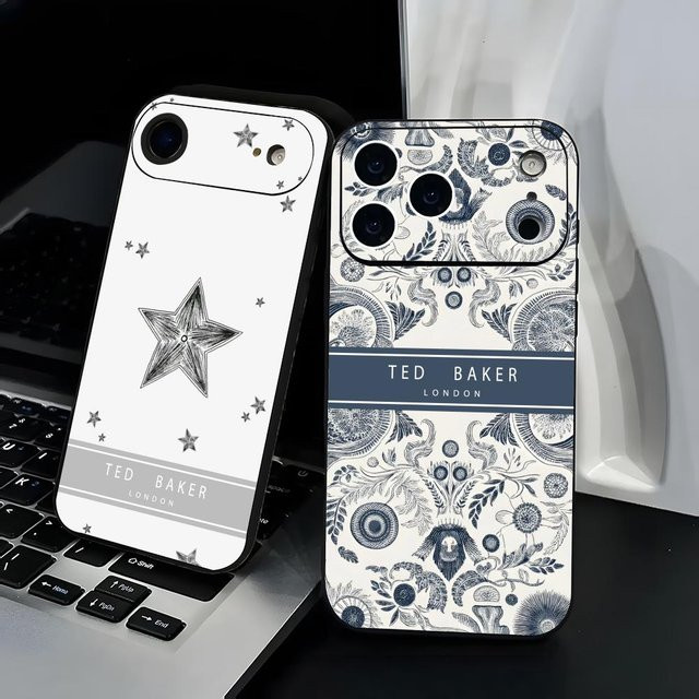 Ted Baker SINGER Handyhülle für iPhone 12 bis iPhone 17 Air Plus Pro Max, satinglänzend, bunt - Bild 1