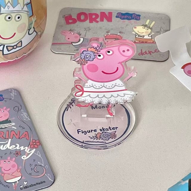 Hasbro Peppa Pig Acryl-Ständer, Kunststoff, Rosa / Pink - Bild 1