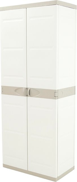 Intergard Besenschrank aus Kunststoff in Grau, B/H: 70 x 176 cm - Bild 1