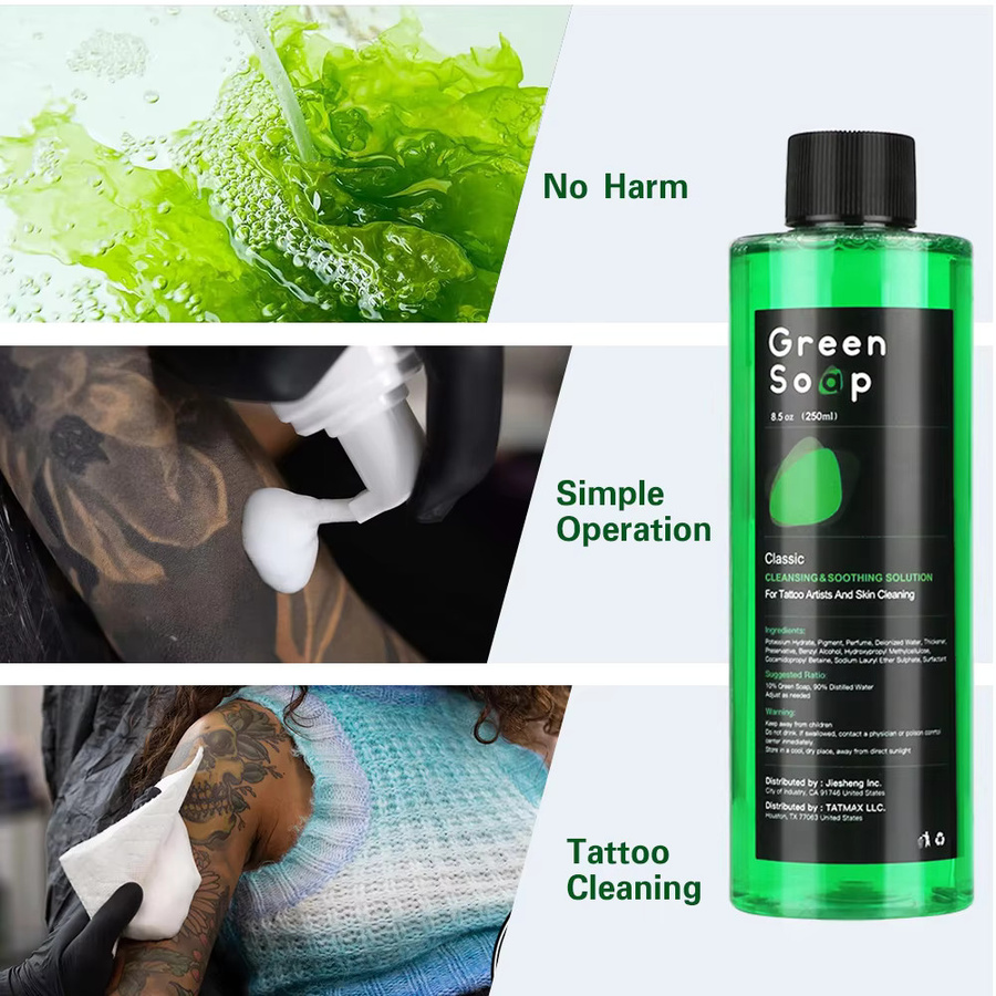 JUN.M Tattoo Grüne Seife Reinigung, 30 ml - Bild 2