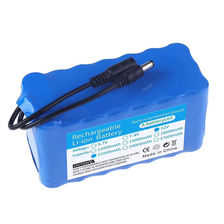GAOLAG Lithium-Ionen Akku Set 12 V 21000 mAh mit Ladegerät, Farbe: Blau - Bild 2