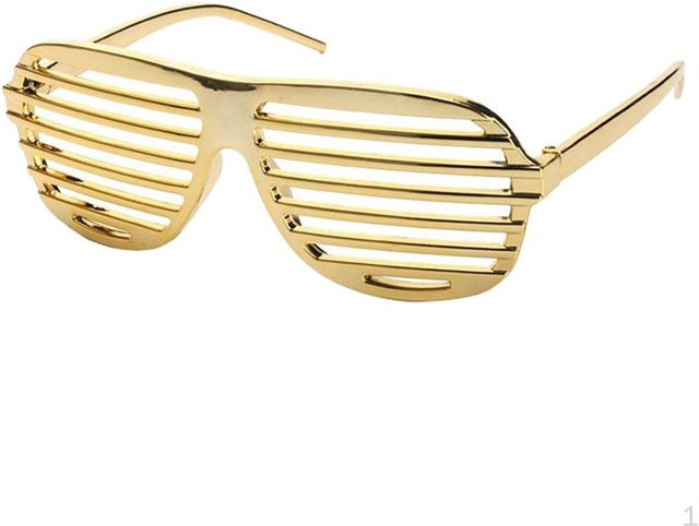 Dream Wedding Shutter Shades Sonnenbrille, Unisex, Kunststoff, beige, gold, Vollrand, rechteckig - Bild 1