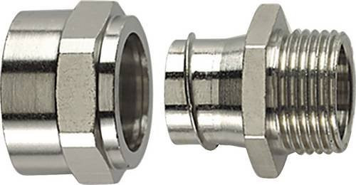 HellermannTyton Schlauchverschraubung aus Metall M50 Gerade in Silber - Bild 1