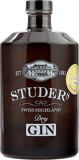 Studer Swiss Highland Dry Gin, Schweiz, 42,4 % Vol., 0,7 l - Bild 1