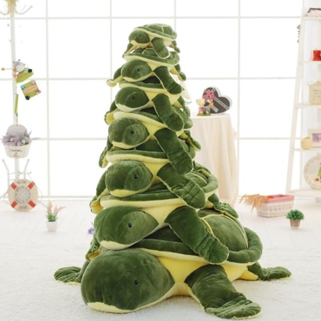 Binchi Fitness Schildkröte Plüschkissen, Plüsch / Textil, ab 14 Jahre - Bild 1