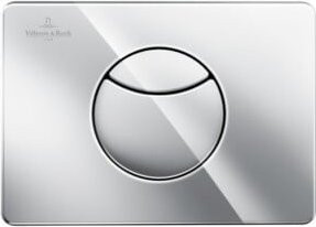 Villeroy & Boch Betätigungsplatte ViConnect E100 in Chrom, B/T/H: 20,5 x 14,5 x 2,2 cm - Bild 1