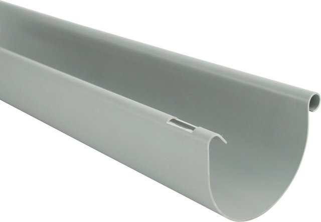 Marley Dachrinne RG 100 Halbrunde Form Grau 2 m - Bild 1