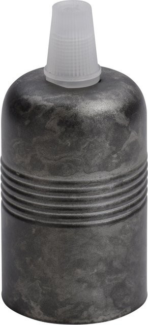 Just Light Leuchte im Retro-Stil aus Eisen in Grau mit E27 Fassung bis 60 W - Bild 1
