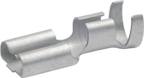 Klauke 2720 Flachsteckhülse Unisoliert aus Messing mit Steckbreite 6,30 mm und Steckdicke 0,80 mm 180° - Bild 1