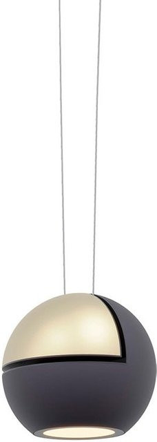 Oligo Globe LED-Einzelpendel Slack-Line System in Schwarz/Creme mit Tunable White (2200K - 5000K) und Casambi-Steuerung - Bild 1