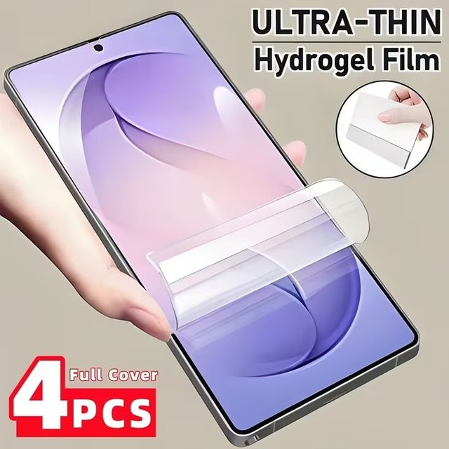 Hydrogel-Displayschutzfolie für Samsung Galaxy S26 S25 S24 S23 S22 Ultra Plus und A-Serie, transparent, 3 oder 4 Stück Set - Bild 1