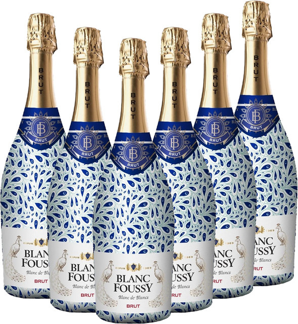 Blanc Foussy Sparkling Bleu Edition Brut 0,75 l - Bild 1