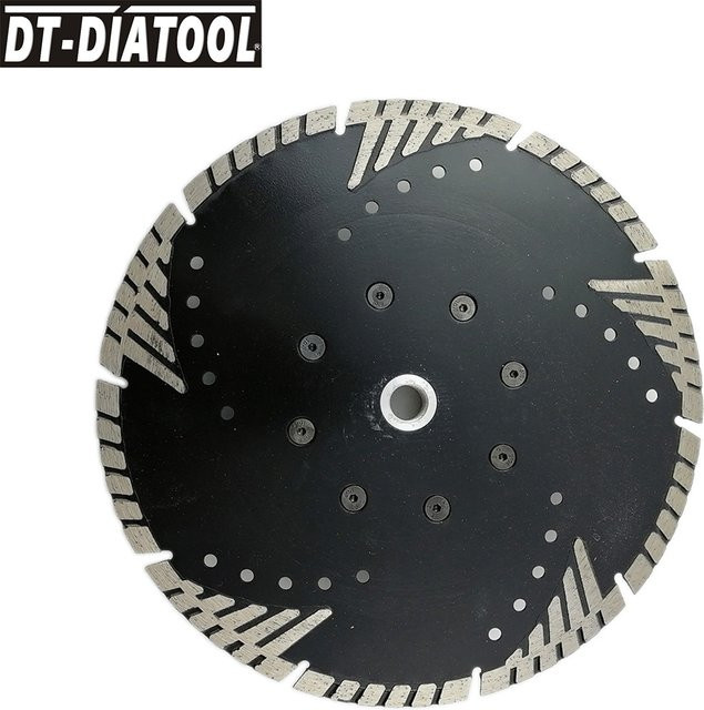 DT-DIATOOL Diamant-Turboscheibe für Beton, Granit und Marmor, Farbe: Schwarz, Durchmesser: 230 mm, Bohrung: 5/8-11 - Bild 1