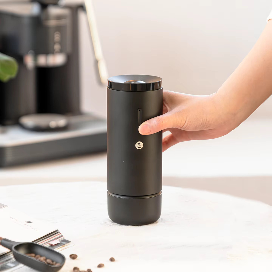 TIMEMORE WHIRLY01S Tragbare elektrische Kaffeemühle in Schwarz mit 42 mm S2C-Mahlwerk, wiederaufladbar über Typ-C und automatischer Abschaltung für Espresso und Pour Over - Bild 4