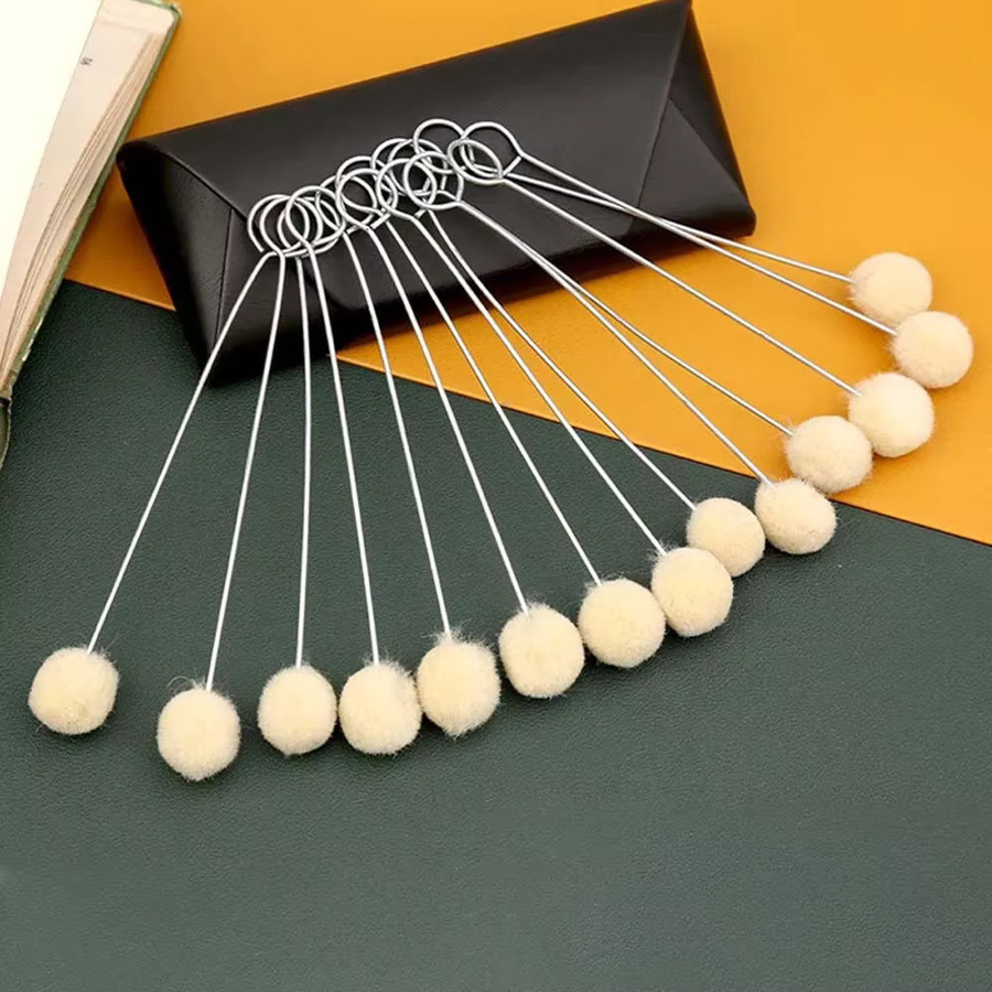 Wolle Ball DIY Zubehör Set mit Farbstoff, Öl-Sealer und Pinseln für Lederarbeiten, 10 Teile pro Paket - Bild 2