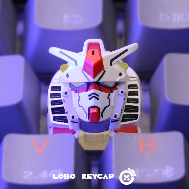 Personalisierte Anime-Charakter Tastenkappe aus Harz für mechanische Tastaturen, Multicolour - Bild 3