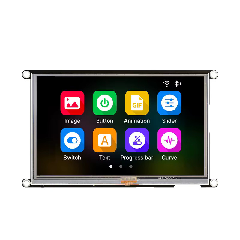 Guition ESP32S3 LCD-Anzeigemodul mit 5 Zoll IPS High-Definition-Display, 8M PSRAM, 16M FLASH, kapazitivem Touch, WiFi und Bluetooth in Schwarz - Bild 2