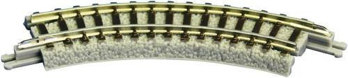 Rokuhan 7297018 Z Gleis mit Bettung, gebogenes Gleis 45 Grad, Spur Z, 4er Pack - Bild 1