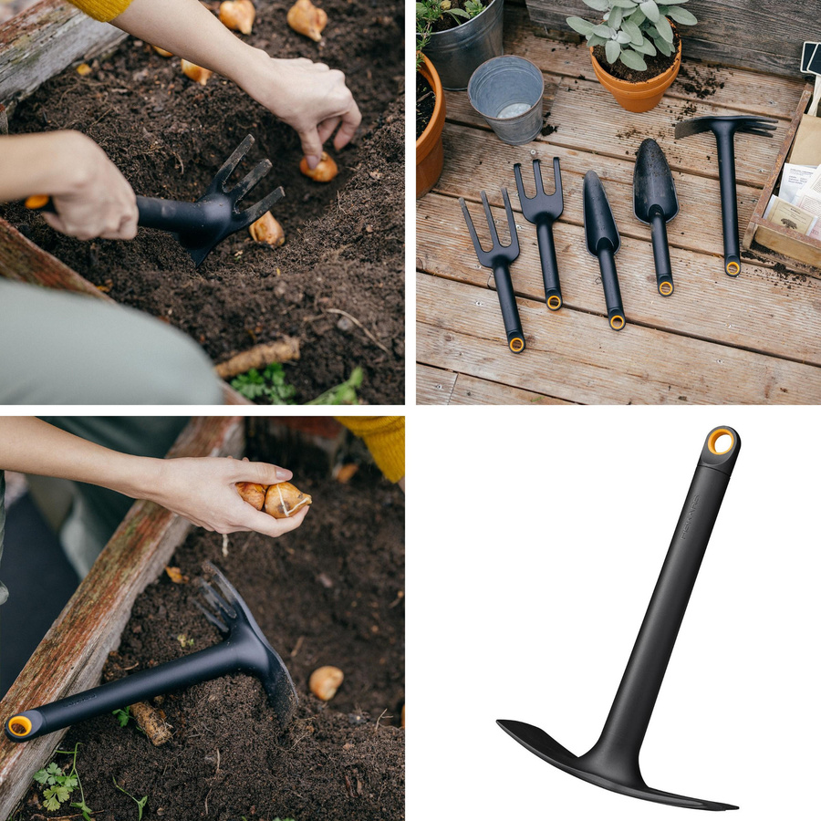 Fiskars Solid Kombihacke Schwarz mit Glasfaser- und Kunststoffstiel - Bild 3