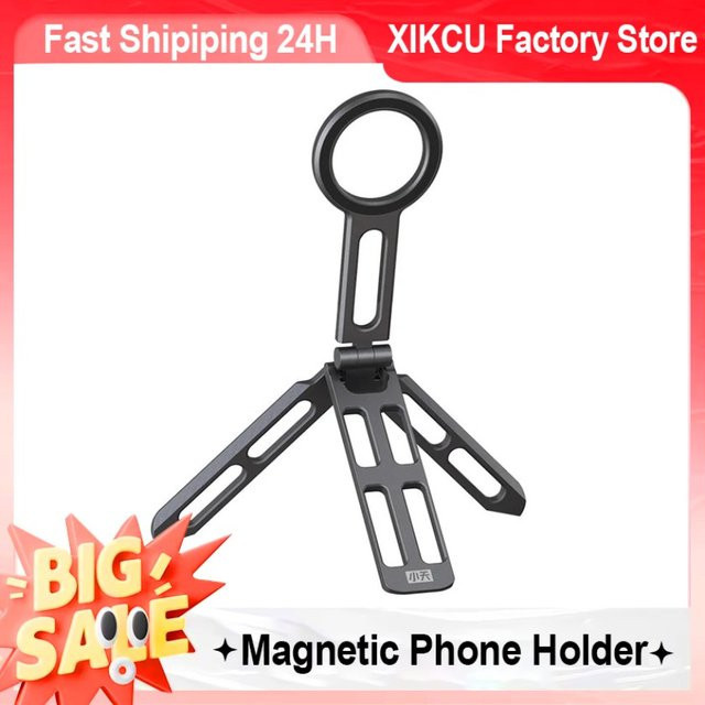 Magnetischer Telefonhalter XIKCU faltbares Telefonstativ für iPhone und Android-Smartphones - Bild 1