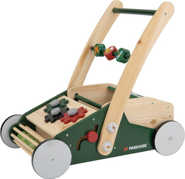 PLAYTIVE Lauflernwagen mit abnehmbarem Holzkasten - Bild 1