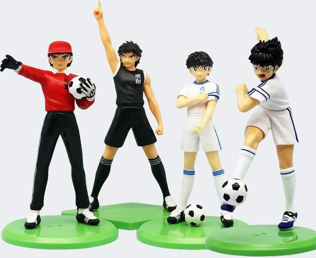 Yiran toy 1 Captain Tsubasa Ozora Tsubasa Hyuuga Kojirou/Wakabayashi Genzou Action Figuren, Set, 18cm - Bild 1