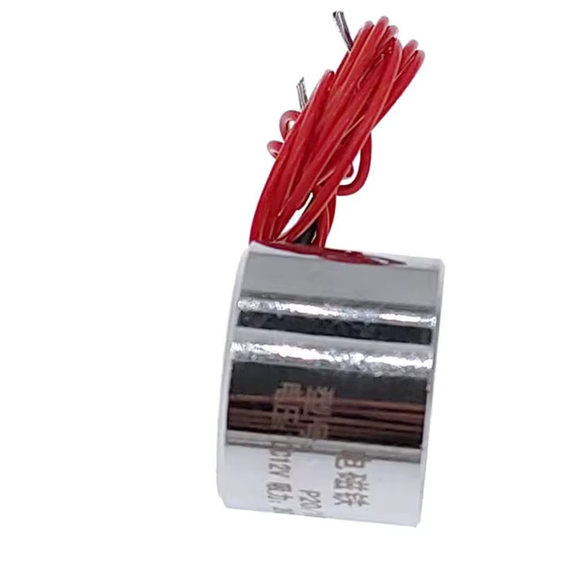 CNMAWAY 10er Set Zylinder-Elektromagnet-Paare P20/15 P25/11 Elektrische Solenoid DC 12V 24V in Silber mit 30N Saugkraft für DIY-Projekte - Bild 2
