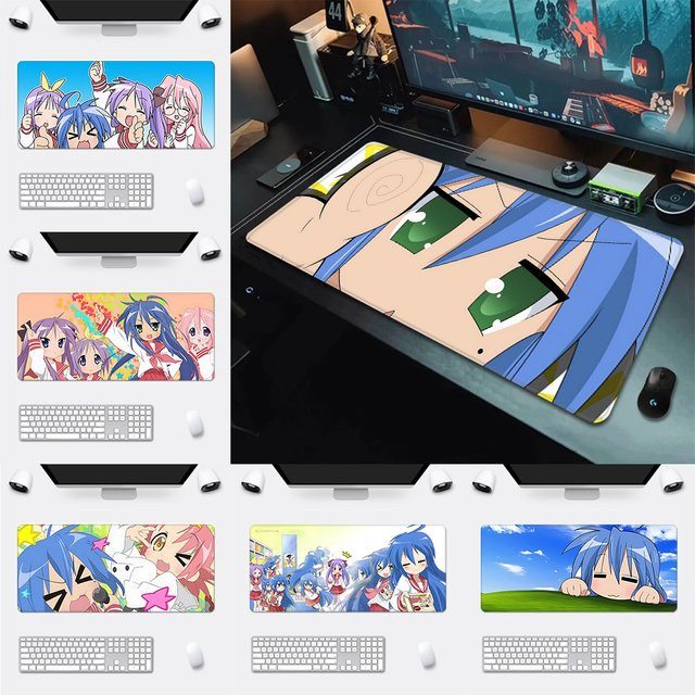 Potdemiel Mousepad Lucky Star Konata Izumi Multicolour XXL B/T: 90 x 40 cm - Bild 1