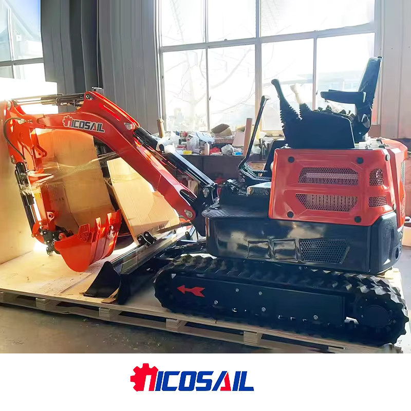 Multifunktionaler Minibagger nicosail mit anpassbarer Kabine und Überdachung für 1,8 T, 2 T oder 3 T - Bild 2