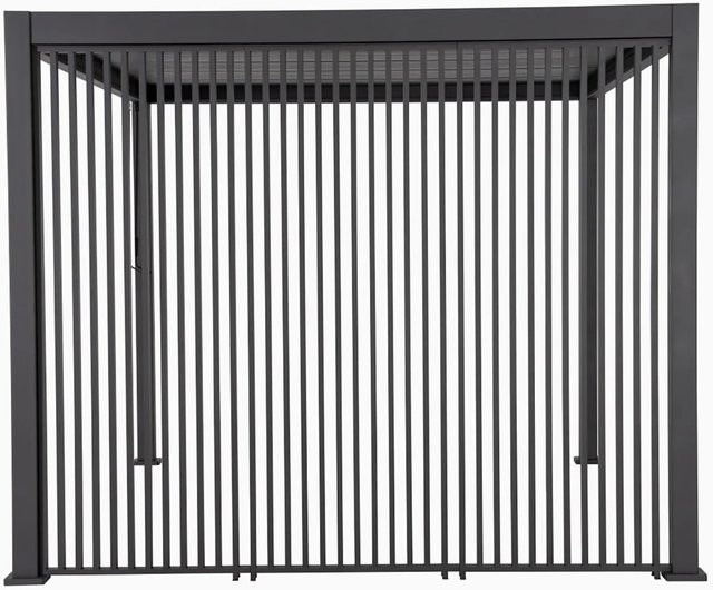 Barths Wand Vertical für Terassenüberdachung Cadiz in Anthrazit aus Aluminium mit modernem Design, Höhe: 113 cm - Bild 1